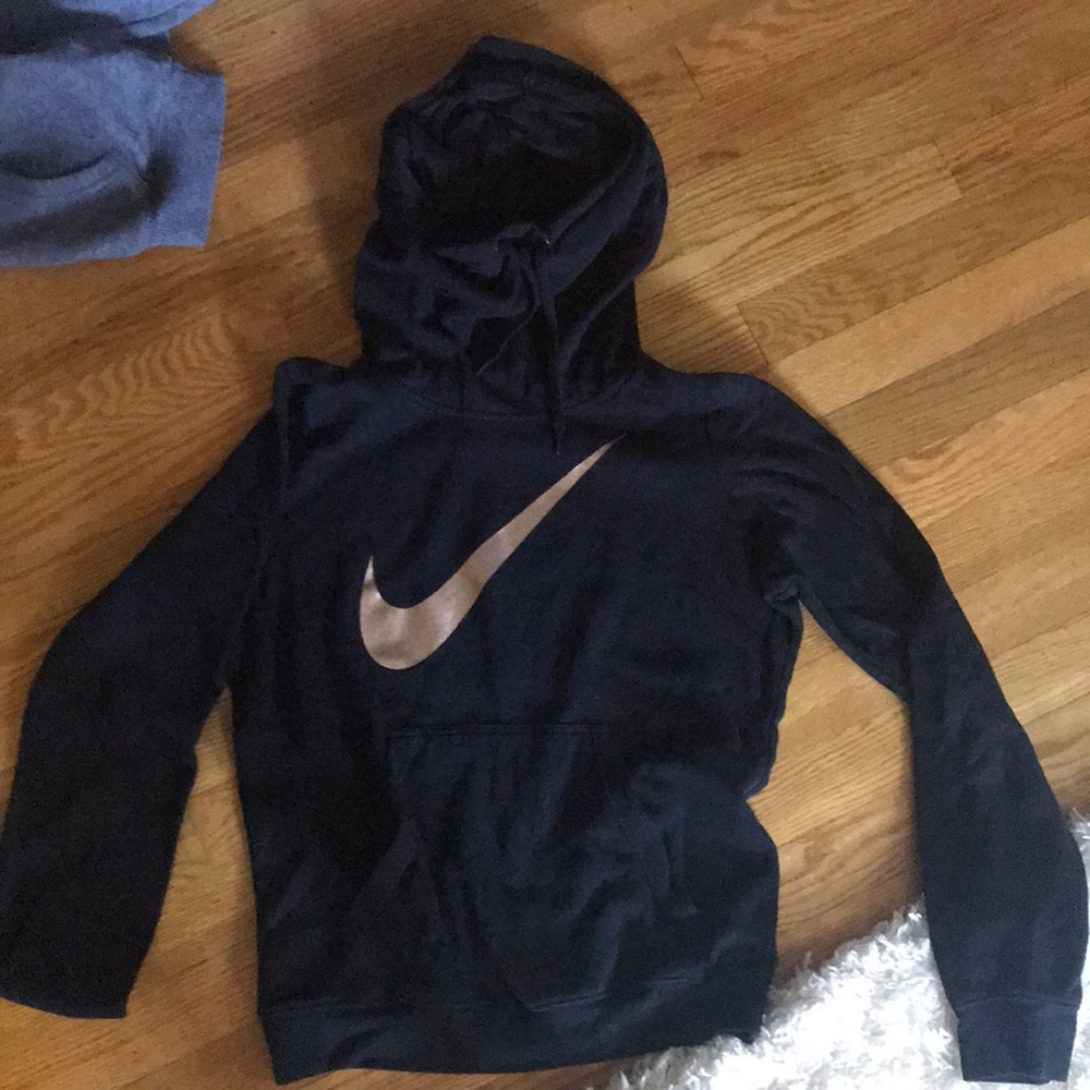 Black and Gold Nike Hoodie